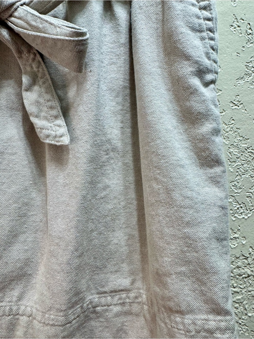 Banana Republic Linen Blend Paperbag Tie Waist Skirt Size 6 Beige - Picture 4 of 13